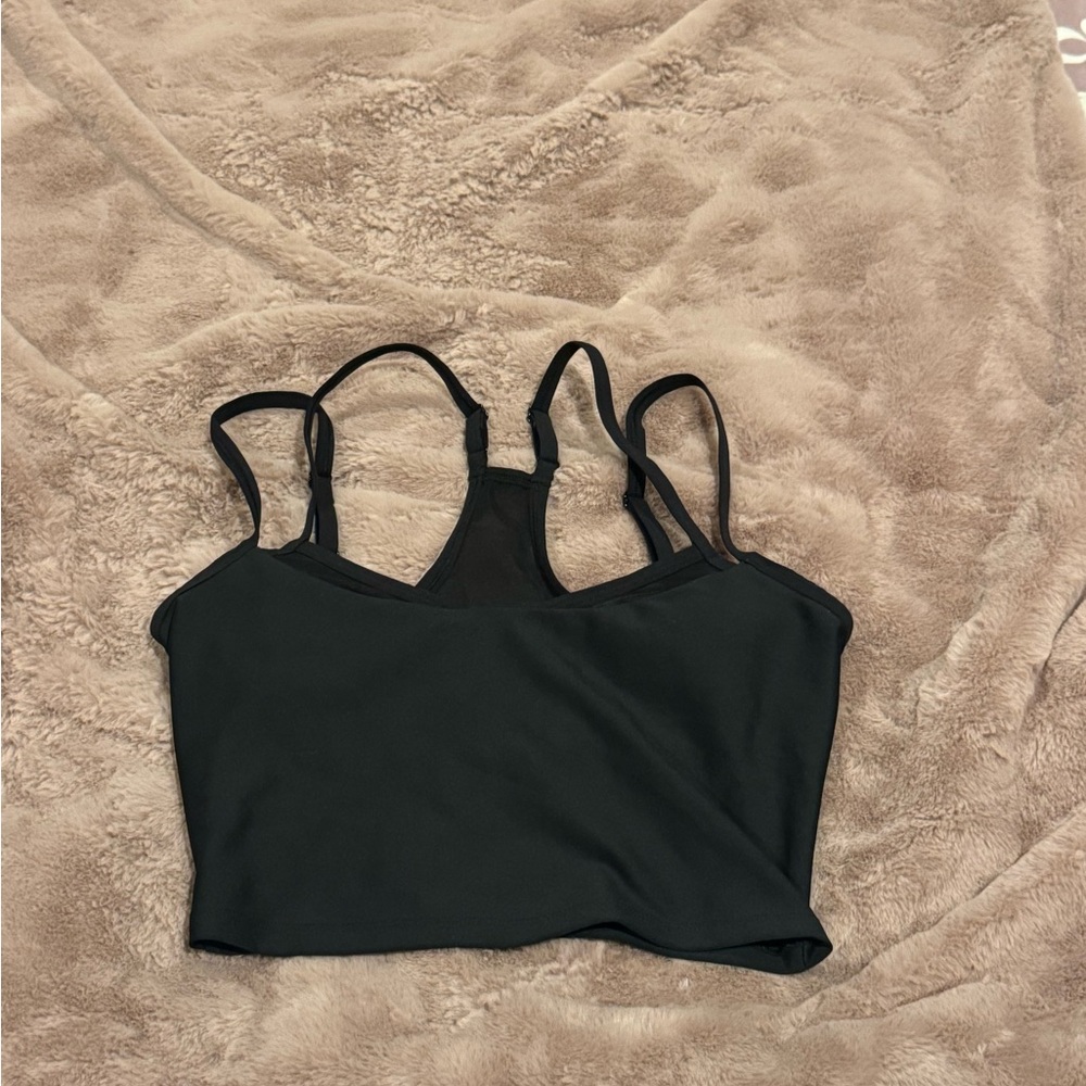 Alo Yoga Women’s Black Airlift Double Check  Bra Tank